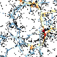 Dancing in the dark: galactic properties trace spin swings along the cosmic web